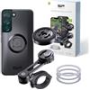 SP CONNECT Moto Bundle II con modulo anti-vibrazione | SPC+ | per Samsung S22 supporto per cellulare per moto moto ciclomotore | accessori per tutti gli smartphone come iPhone Samsung