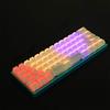 YMDK 1.5mm ABS 108 87 61 ANSI ISO Latte vuoto Nebbia OEM Profilo Shine Through Keycap per RGB MX Tastiera Meccanica GK61 (61 ANSI) (solo Keycap)