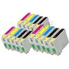 BELLIVESTORE 15 CARTUCCE T0611 T0612 T0613 T0614 (6x T0611 NERO + 3x T0612 CIANO + 3x T0613 Magenta + 3x T0614 GIALLO) compatibili per Stampante EPSON Stylus D68 PE / Stylus D88 / Stylus D88+ / Stylus DX4800 / Stylus DX4850 / Stylus DX4200 / Stylus …