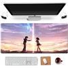ITBT Tappetino Mouse Your Name Tappetino per XXL Mouse da Gioco - Gaming Mousepad Extra Grande 900 x 400mm - Pad 3mm con Base in Gomma Antiscivolo - Spessore 3mm Anime Tappetino Mouse, J