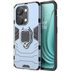 RonRun Cover per OnePlus Nord 3 5G Custodia per Magnetica Porta Telefono da Auto Doppio Strato a 360° Cavalletto in Metallo Antiurto blu navy