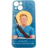 PhoneThrone - Cover Personalizzate con Grafiche Uniche Standard in Vari Temi per Iphone, Honor, Samsung, Altri, Custodia Cover Idea Regalo (IPHONE 16 PRO, Goleador Santo)