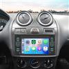 Surakey 4+64G Autoradio per Ford Fiesta MK5 2006-2008 con Carplay Android Auto, 7 pollici Touchscreen Lettore Ricevitore Multimediale Digitale con Bluetooth WiFi FM SWC Mirror Link Schermo diviso
