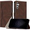 JayModCase Custodia per Samsung Galaxy A34 5G,Flip Custodia Portafoglio Caso Libro con Magnetica | porta carte di credito | Supporto Stand - Marrone