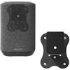 Growalleter Supporto da parete per altoparlante wireless Denon Home 150, staffa da parete compatibile con altoparlanti Denon Home 150, supporto da parete in metallo salvaspazio per Smart Home