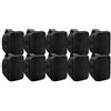 Pronomic 10x OLS-5 BK DJ PA Cassa Outdoor per Giardino, Terrazza, Ristorante (10x 80 Watt, Classe di Protezione IP56, 8 Ohm, Woofer 5,25) nera