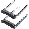 Heretom SFF Drive Bay Caddy Tray Sled P22892 P22892-002 per HP Gen11 DL320 DL345 DL365 DL560 ML110 ML350 RL300 & Gen10 Plus DL20 DL360 DL365 DL333 80 DL3 885 ml30 (2,5 pollici, 2 pezzi)