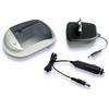 PowerSmart 230 V AC (INPUT), 12 V a (Output) Caricabatterie per CANON NB-3L, CB 2LU, CB 2LUE, Canon PowerShot SD serie, Canon Ixy Digital Serie, Canon Digital Ixus serie