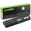 ohmHERO Batteria ohmHero 5200mAh REALI 10,8V per portatile HP G32 G42 G56 G62 G72 Pavilion dm4-1000 dv5-3000 dv6-3000 DV7-1400 DV7-4000 DV7-4100 DV7-6000 DV7-6100 g4 g6 g7 Presario CQ32 CQ42 CQ43 CQ56 CQ57 CQ62 CQ72