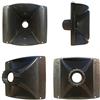 MASTER AUDIO 1 KHD160 tromba con filettatura da (1) da 160 x 140 x 77 mm in resina abs per driver tweeter, 1 pezzo