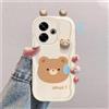 hdqICase Custodia Cartone Animato 3D Compatibile con Xiaomi Redmi 13 4G/Poco M6 4G Cover Silicone Antiurto Alla Moda