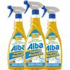 STAKMANN 3 x 750 ml Alba Sgrassatore Sapone Multiuso Spray Ecologico Sciogligrasso, Promo Pack