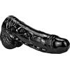 SAUVASFZ Fallo XXL 39CM con ventosa | Fallo gigante realistico | Grande anale, sex toy per donne, uomini e coppie | Fallo in silicone mostruoso 39×10 cm | Giocattoli sessuali per notti stravaganti(Schwarz)