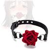 MINGSHOP Silicone Bocca Ball Gåg, misura regolabile, oggetti di scena magici per uomini e donne