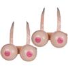 realGOOS Doppia coppia di tette gonfiabili da combattimento per la festa di addio al celibato gadget per adulti 18+