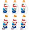 Dixan Expert Detersivo Lavatrice Liquido, 3 Confezioni Smacchiante + 3 Confezioni Igiene, 6 x 17 lavaggi - 120 Lavaggi. Rimuove le macchie da 20°C