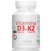 Hyper Vitamina D3 K2 con il Massimo Dosaggio Consentito - per Benessere di Denti, Articolazioni, Ossa e Sistema Immunitario - Integratore VitaminE D eK2 120 Compresse Made in Italy.