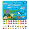 Generico Bombe da Bagno Bambini con Giocattol Surprise, 20 Bombe da Bagno Giocattolo Per Bambini, Simpatici Animali Bombes Bagnos Frizzanti, Animali Marini Giocattoli Sali Bagnos Palline per Regalo Bambinis