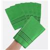 UOPMQGB 6 panni esfolianti coreani per il corpo, in stile coreano, guanti esfolianti in stile coreano, asciugamani esfolianti per il corpo per uomo, donna, bagno e doccia (verde)