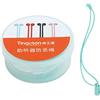 XHIKOWAT Cordino Anti-smarrimento con Clip per Apparecchi Acustici in Silicone con Scatola di Immagazzinaggio per Anziani, Adulti e Bambini,Prodotti fitness combinati