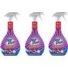 Generico Chimiclean Deo Due Profumatore Sgrassatore Viola (3 Pezzi da 600 ml)
