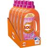 Sole Detersivo Lavatrice Lavanda Potere Smacchiante 145 Lavaggi, (5x29), Formula igienizzante, Detersivo Lavatrice Liquido Potere Smacchiante, rimuove le macchie a basse temperature