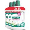 Sanytol, disinfettante per biancheria, fragranza fiori bianchi 1 L - Set di 3