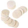 FOMIYES - 50 spugnette esfolianti per la pulizia del viso, per la complessità del viso, dischetti per la pelle, tondi, per rimuovere il trucco naturale, per doccia, bagno e spa