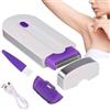 BNOYONERAS Epilatore Elettrico Donna Depilatore Corpo Donna Depilatore Donna Rasoio Bikini Con Testina Per Rasoio Donna e Cappuccio Rifinitore Ricaricabile USB Portatile per Viso Gambe Braccia Ascelle Bikini