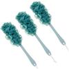Arswin Spazzola esfoliante per la schiena della doccia, in luffa con manico lungo, morbida spugna in rete di nylon per doccia, luffa su un bastone, per uomini e donne, esfoliante per la pulizia degli
