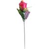 realGOOS Fiore rosa finta con pisello e bigliettino per dedica gadget per adulti nubilato 18+