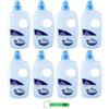 Beni Culinari 8 X Felce Azzurra Acqua Profumata per Ferro da Stiro, acqua profumata per ferro da stiro 1000 ml + portachiavi Beni Culinari
