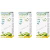 Masmi Organic Masmi - Tamponi applicatori regolari, in cotone, senza plastica, 100% biodegradabili, senza profumo e cloro e diossina (confezione da 3)