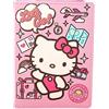 Hello Kitty Sanrio - Porta passaporto da viaggio, con licenza ufficiale, Multicolore, classico