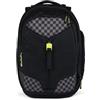 satch match Zaino da scuola dalla 5ª classe, ergonomico, espandibile fino a 35 L, stabile, tasca frontale extra Dark Skate - Nero