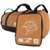 Carhartt Borsone classico rotondo con tasca multiuso, resistente, impermeabile, ripiegabile per cantiere, palestra e viaggi, Carhartt, marrone, 60L, 60 l