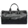FEYNSINN® borsa da viaggio vera pelle TROY grande borsa da weekend borsone per sport uomo donna nero prodotto artigianale