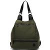 MISAKO Zibi Zaino in nylon antifurto Donna - Zibi Verde 30 X 28 X 11 cm
