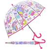 decalsweet Ombrello - Antivento - Impermeabile - Lungo Trasparente, Ombrello a Bolle Trasparente per Bambini Leggero Robustezza, Ombrello a Cupola per Ragazzi e Ragazze, Ombrello Stitch Bambina Unicorno Rosa