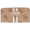 GUESS Laurel II SLG Large Zip Around Wallet L Latte Logo