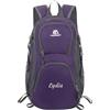 Generico Personalizzata Zainetto Bambino con Nome per Uomo Donna, Zaino da Hiking 20L, Impermeabile Zaino Leggero Pieghevole, Zaino Scuola per Viaggi e Sport Regali Bambini 40 * 25 (Viola)