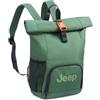 DELSEY Jeep JS016D - Zaino morbido, 40 cm x 36 cm x 15 cm, 22 l, XS, Verde, XS, Casual