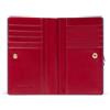 PIQUADRO - Portafoglio Blue Square Compatto in Pelle - Unisex - Rosso | Alloggio carte, Salvaspazio, Elegante, Uso quotidiano