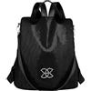 Generic Zaino da donna antifurto con spalline regolabili | Borsa da viaggio di grande capacità per libri, snack, elementi essenziali | Borsa a tracolla casual elegante per gli spost, Se référer au descriptif