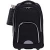 HHEMSTD Zaino - nero 33 x 25 x 49 cm trolley trolley valigia valigia trolley trolley borsa trolley trolley borsa trolley borsa da viaggio