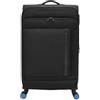 R Roncato Bagaglio linea CLEVER per voli low cost (Nero, L)