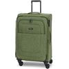 REDOLZ valigia media morbida 67 cm espandibile | trolley leggero con 4 doppie ruote e serratura TSA | 67 × 42 × 24 cm 2,76 kg per donna e uomo - Essentials 12