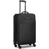Check in CHECK.IN Siviglia 2.0 Parent, Nero , Koffer M (70 cm), Bagaglio morbido