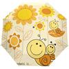 BEUSS Lumaca Girasole Ombrello Pieghevole Automatico Antivento con Auto Apri Chiudi Portatile Ombrelli per Viaggi Spiaggia Donne Bambini Ragazzi Ragazze