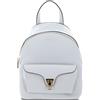 Coccinelle Pelle zaino per il tempo libero Beat Generatio Backpack Snow grigio chiaro